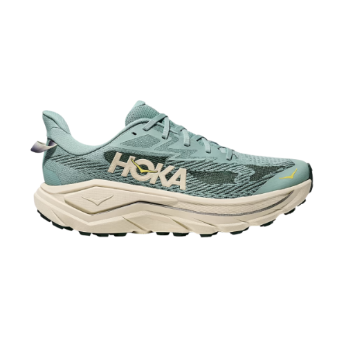 Hoka Challenger 8 Wide נעלי ספורט גברים הוקה צ'אלנג'ר 8 רחבות בצבע ירוק ג'ייד/כמהין