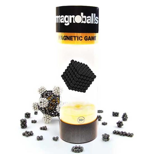 מגנובול - 216 כדורים מגנטים שחור - Magnoballs