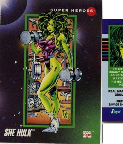 קלף בודד מארוול marvel - she hulk - Universe Series 3 - 16