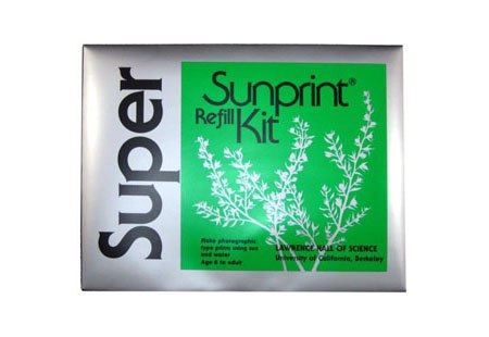 Sunprint Kit refill 20cm x 30cm  x15 דפים מוכנים להדפסת CYANOTYPE פוטוגרמות