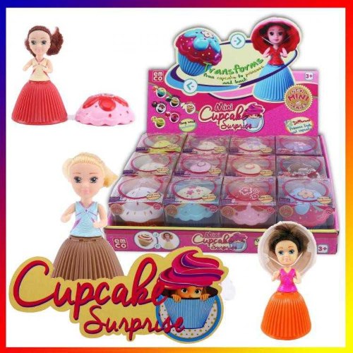 בובה מיני ריחנית בהפתעה קאפקייק מאפינס נסיכות Cupcake Surprise