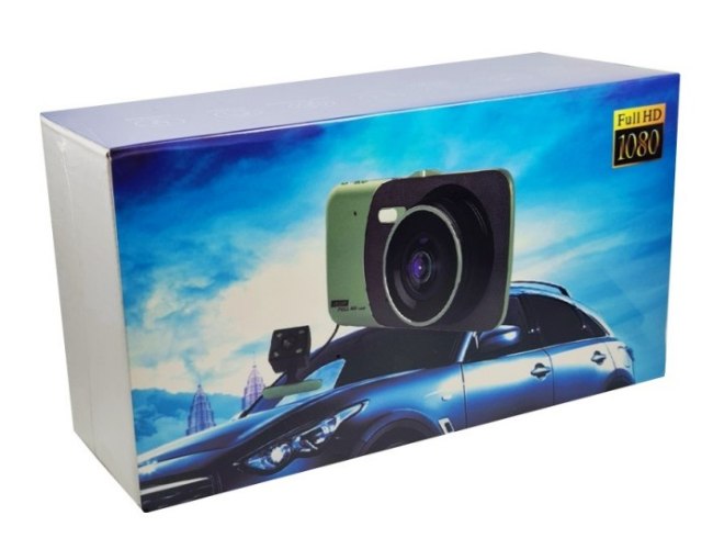 מצלמת רכב איכותית במיוחד (קדמית + אחורית) באיכות Full HD