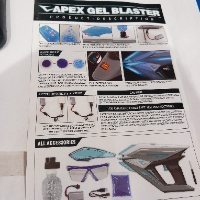 אקדח אלקרוני  ג'ל נטען - APEX GEL BLASTER