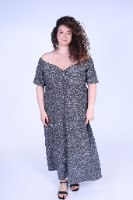 שמלת אוסקר לורקס כסוף