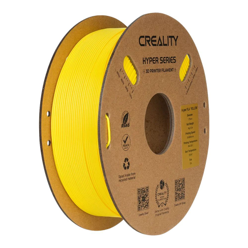 CREALITY - סליל הדפסה צהוב למדפסת תלת מימד Hyper Series PLA 1.75mm 1kg