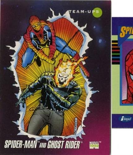 קלף בודד מארוול marvel - spider - man & ghost rider - Universe Series 3 - 72