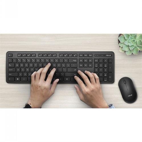 סט מקלדת ועכבר ASUS CW100 שחור COPILOT CW100 KEYBOARD+MOUSE