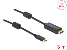 כבל מסך אקטיבי Delock Active Cable USB Type-C To HDMI 4K 60 Hz 3 m