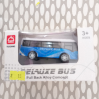 אוטובוס  מתכת  בקופסה 1:18 - DELAUIXE BUS