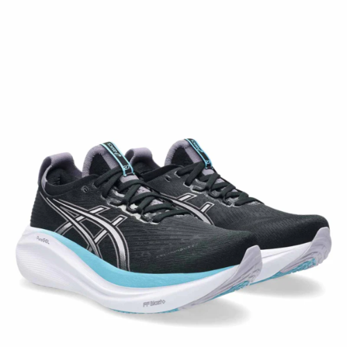 Asics Gel Nimbus 27 Women Black Dusk Violet נעלי ריצה ג`ל נימבוס 27 לנשים צבע שחור משולב
