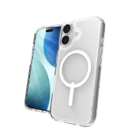 כיסוי ZAGG Crystal Palace Snap ל- iPhone 17 תומך ב-MagSafe צבע שקוף