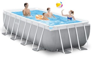 בריכת אולטרה עמודים מלבנית ערכת יצרן (400X200X122 סמ) 26790 מבית INTEX