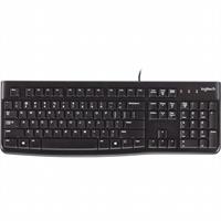 מקלדת Logitech K120 שחורה