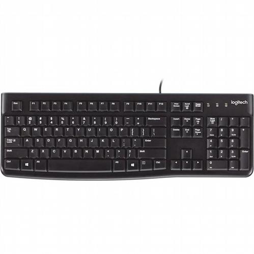 מקלדת Logitech K120 שחורה