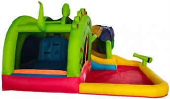 מתקן מתנפח מבית Mirajump – MJ05 עולם הכדורים לילדים בגינה.