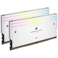 ערכת זיכרון Corsair DDR5 64GB (2x32GB) 6000 CL30 Dominator Titanium RGB לבן