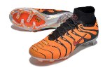 עם גרב - נעלי כדורגל Nike Air Zoom Mercurial Superfly IX Elite כתום שחור