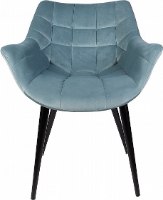 כורסא מעוצבת דגם יולי YULI בצבע אפור בהיר כסוף