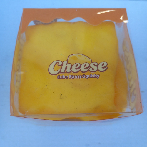 סקווישי קובייה גבינה גדולה וזלין - Large Vaseline Cheese Cube Squishy YYP-123-14