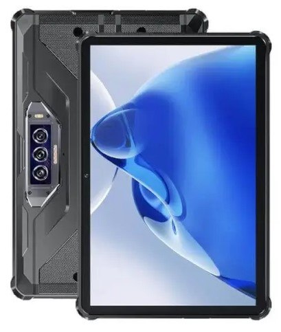 טאבלט קשיח Oukitel RT7 256GB 12GB RAM 5G – טאבלט אפור כהה עם מסך מואר וגב מחוספס עם מצלמות