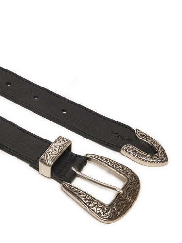 חגורת עור WRANGLER WESTERN BELT שחור