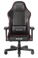 כיסא מנהלים וגיימינג DXRacer King K200 במבט חזיתי מלא שחור אדום