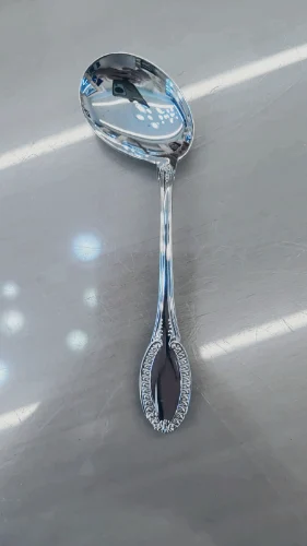 כפית מכסף טהור 925 דגם V1
