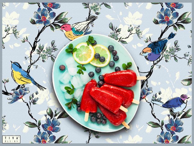 פלייסמט  מבודד חום לשולחן ציפור דרור