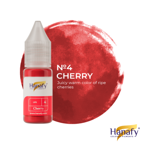 מס' 4 צ’רי – Cherry | פיגמנט לשפתיים | 10ml