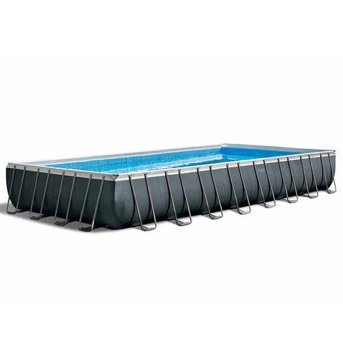 בריכת עמודים ענקית 975x488x132  דגם 26374 כולל סולם כיסוי ומשאבת 2800 גלון