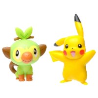 פוקימון - זוג דמויות גרוקי ופיקאצ’ו - POKEMON Pikachu & Grookey