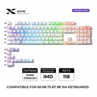 סט מקשים XVX IMD Spider Web לבן