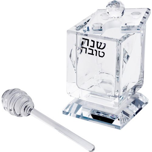 כלי מהודר לדבש מקריסטל