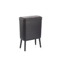 פח רגליים 15 ליטר שחור