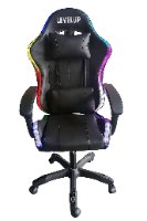 כיסא גיימינג בצבע שחור 7008RGBBLACK מבית LEVEL UP
