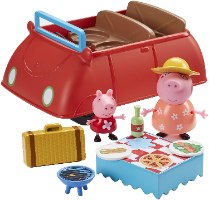 מכונית אדומה גדולה peppa pig