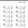 לבן 10 יחידות - ארגוניות למשקפי שמש