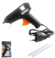 אקדח דבק חם 40W כולל 2 נרות דבק Ø11x100 מ"מ | OMEGA