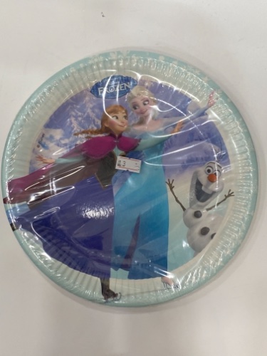 צלחות נייר 8 יח פרוזן 1