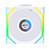 Lian-Li UNI SL Wireless LCD 120mm Reverse White x3 Fans