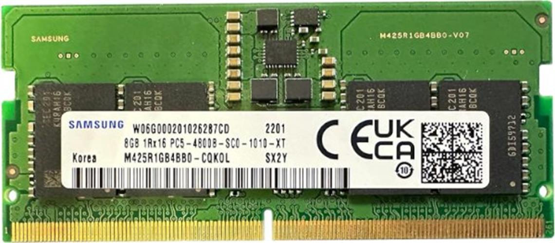 זכרון לנייד Samsung Memory DDR5 8GB 4800Mhz SO-DIMM