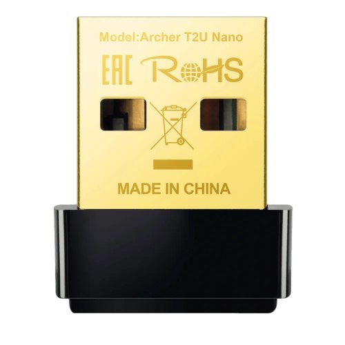 מתאם Wi-Fi USB קומפקטי TP-Link Archer T2U Nano ‏AC600