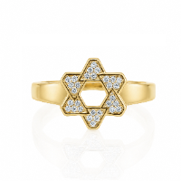 טבעת יהלומים לגבר 0.30 קראט