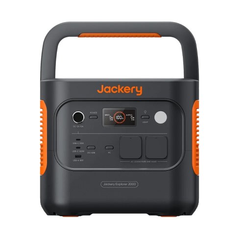 תחנת כוח ניידת ג'קרי Jackery Explorer 2000 V2 בהספק 2200W וקיבולת 2042Wh עם סוללת LiFePO4