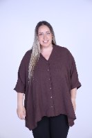 חולצת סימון חומה