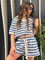 חליפת שורט פולט פסים