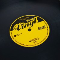 מגש הגשה עם ידיות תקליט Vinyl - סוג ב'