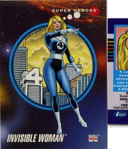 קלף בודד מארוול marvel - invisible woman - Universe Series 3 - 34