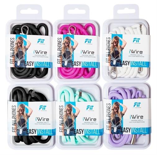 x20 שרוך צוואר לסמארטפונים iWire מבית FiT - באריזה מהודרת