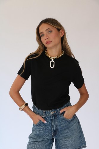 חולצת ניקה BS שחור